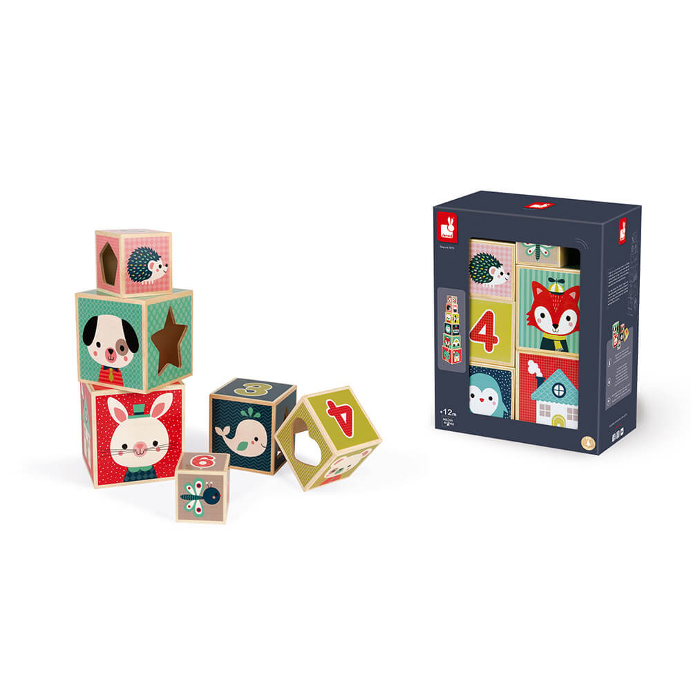 Baby Forest Pirámide de 6 Cubos