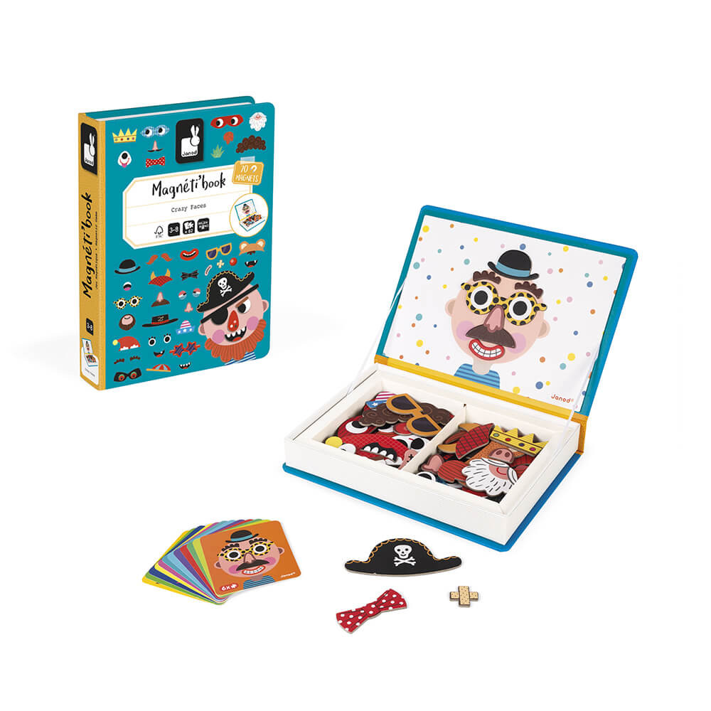 Magneti'Book Crazy Faces Chicos