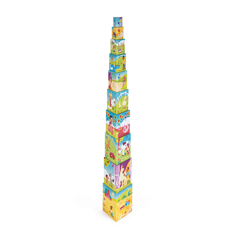 Pirámide Triangular La Vida en la Granja