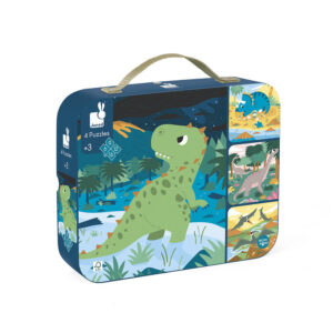Set 4 Rompecabezas Evolutivos Dinosaurios