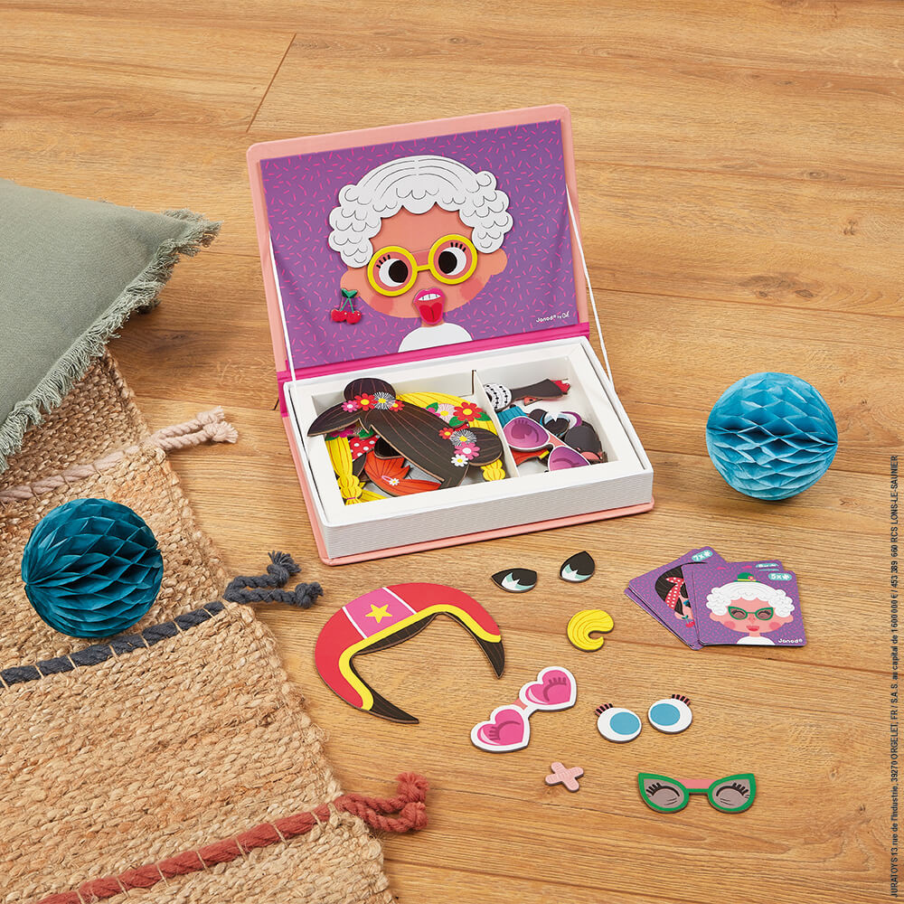 Magneti'Book  Crazy Face Chicas