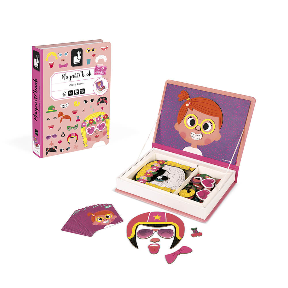 Magneti'Book  Crazy Face Chicas